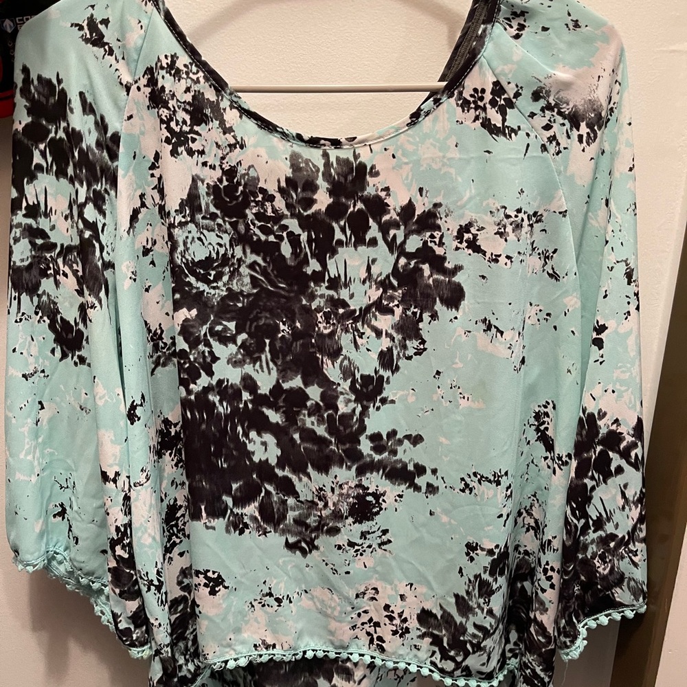 Flowy Blue Shirt